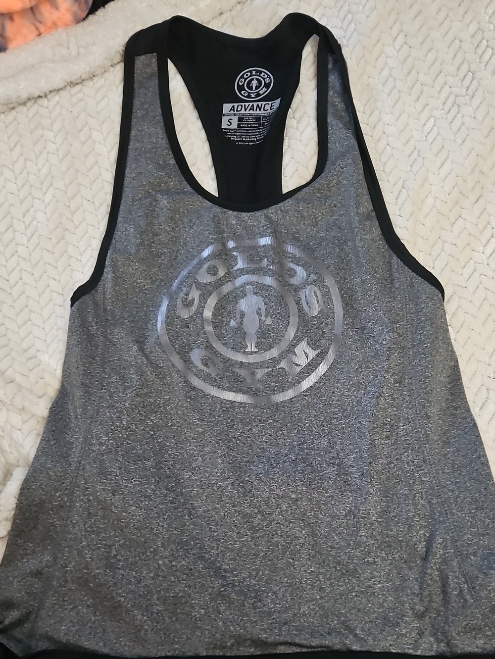 Advance Women's Gray Racerback Tank Top